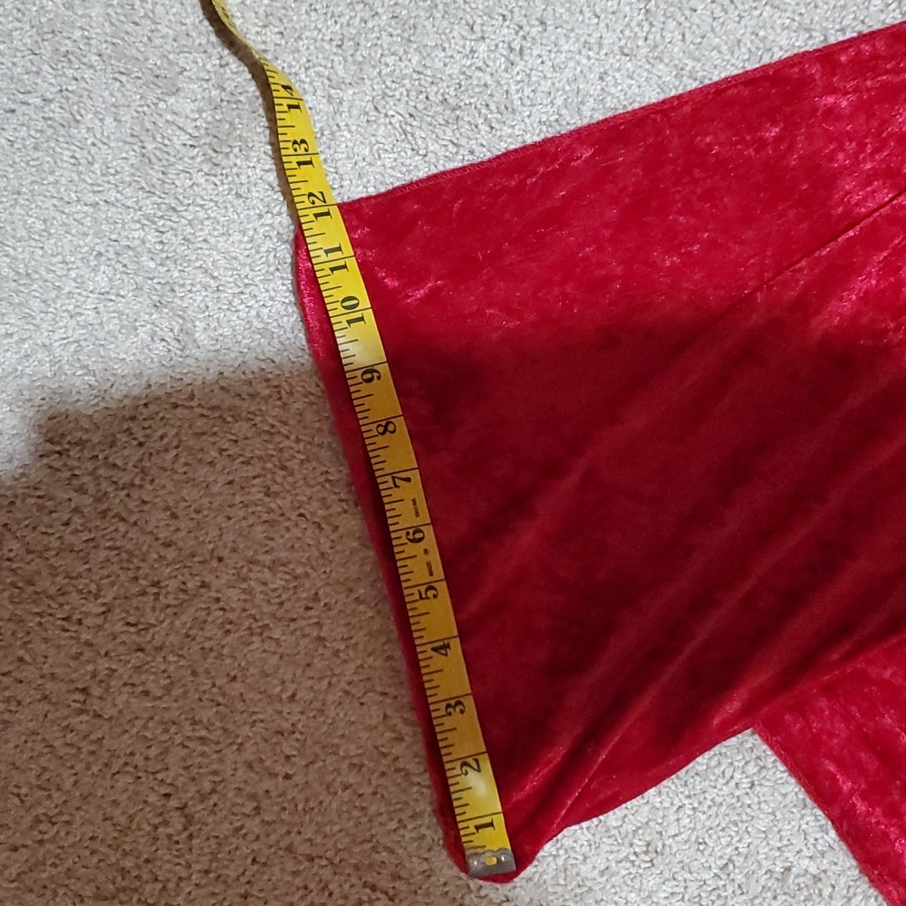 Long velvet flowy hoody cape - Picture 14 of 15